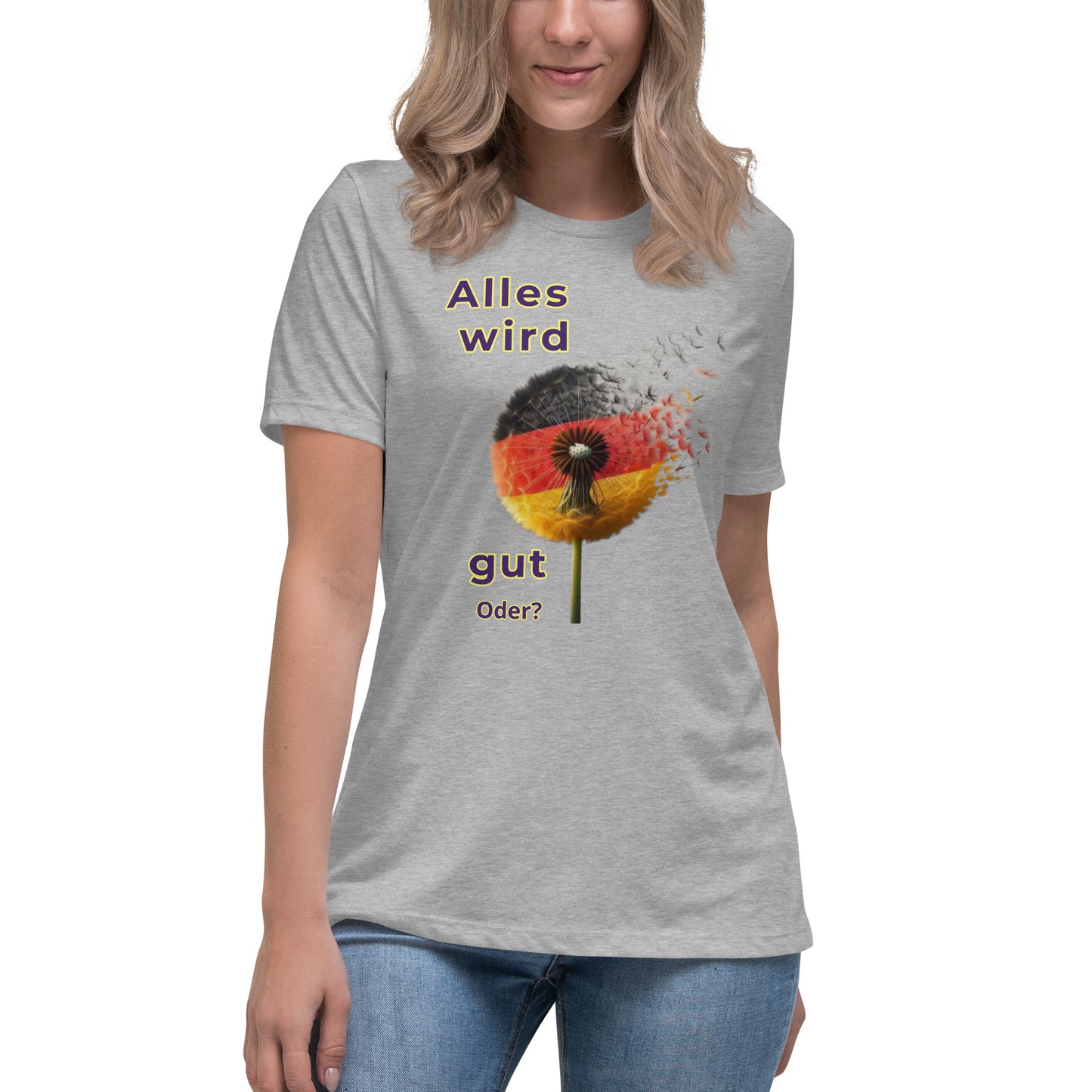 Lockeres Damen-T-Shirt mit Motiv BRD