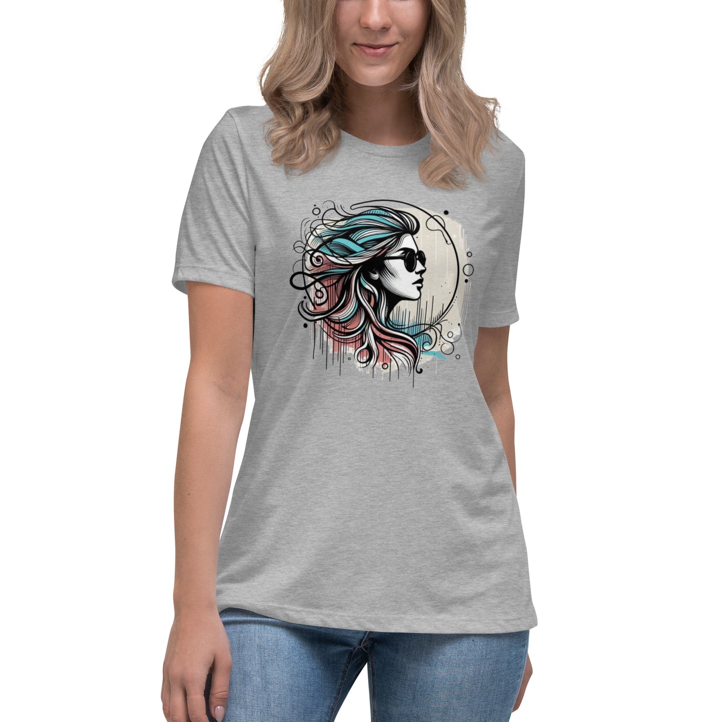 Women's Relaxed T-Shirt, Head