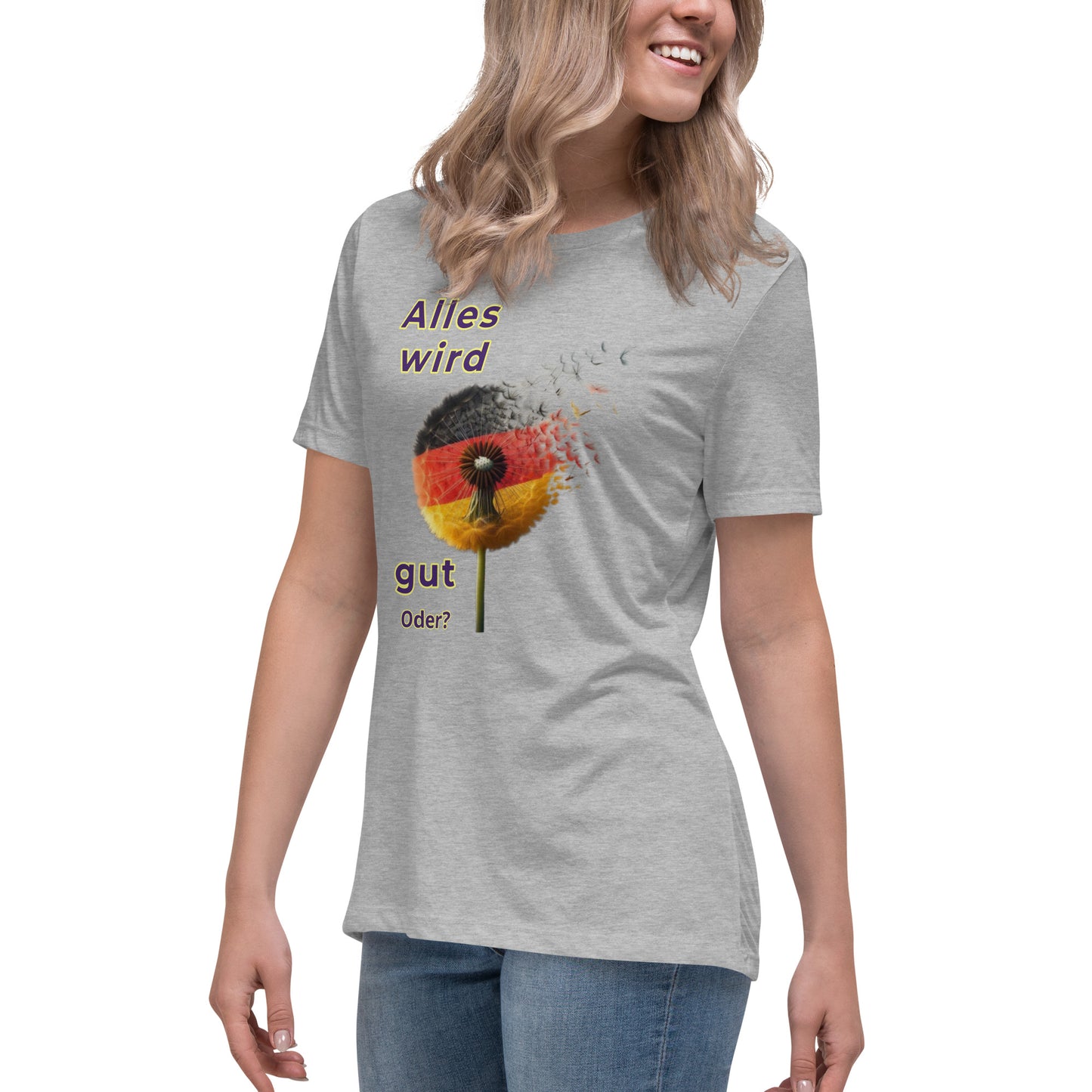 Lockeres Damen-T-Shirt mit Motiv BRD