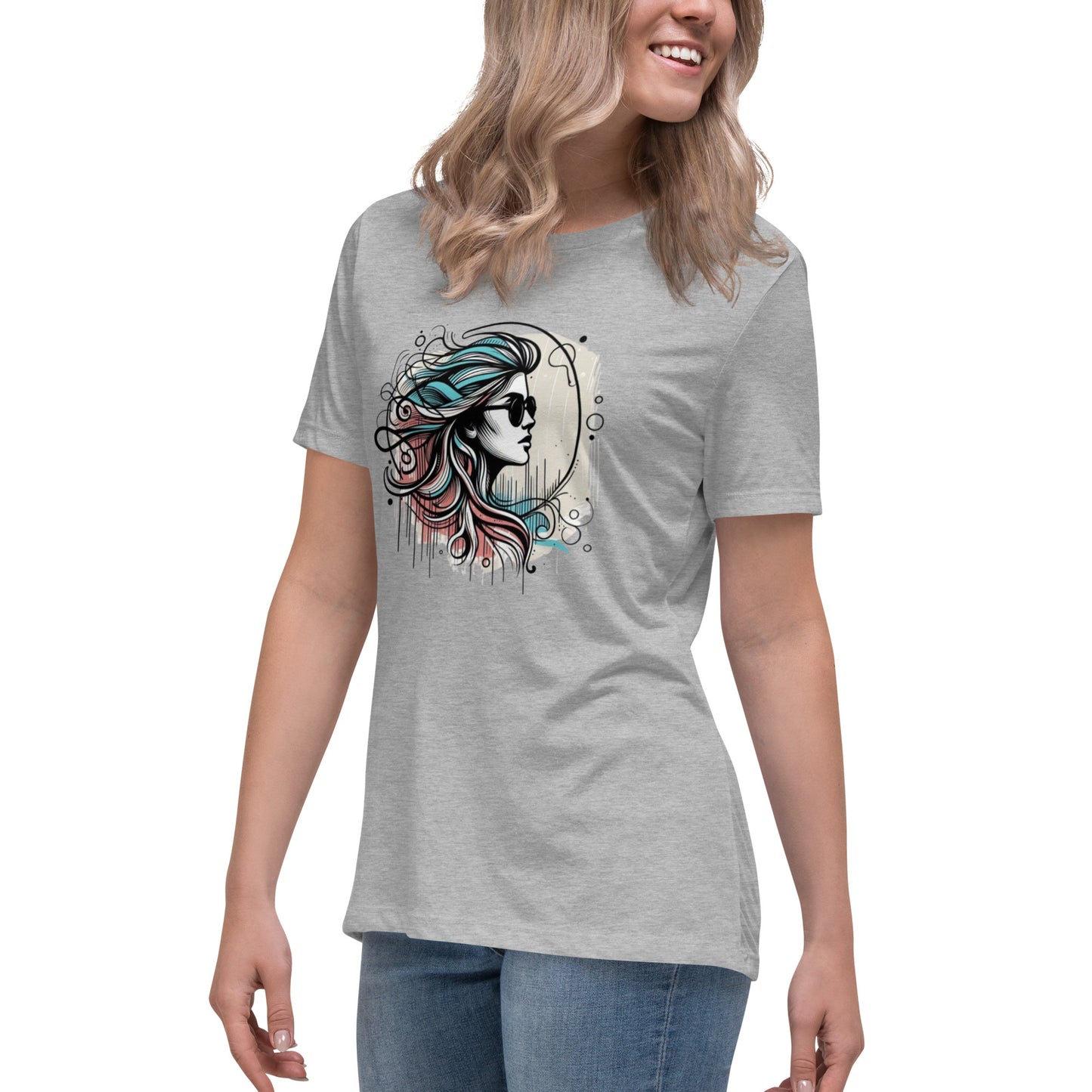 Women's Relaxed T-Shirt, Head