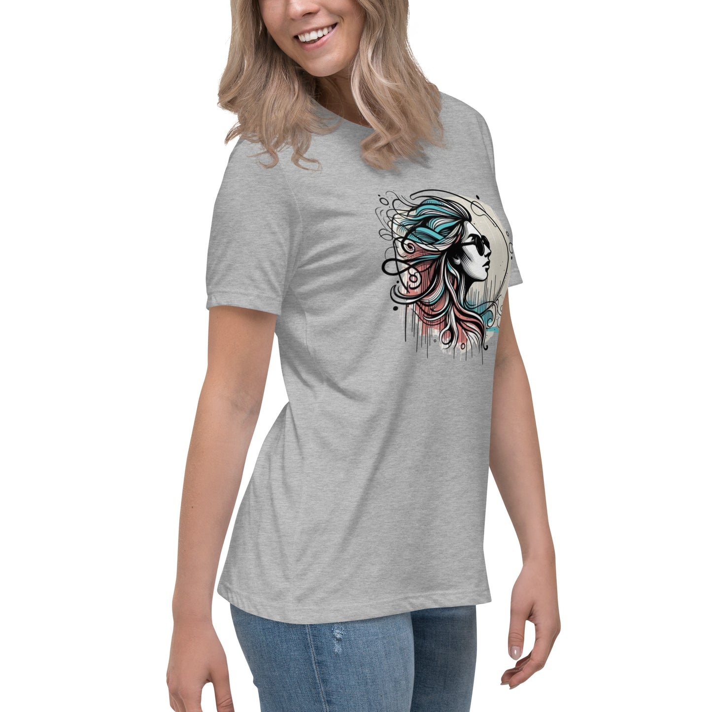 Women's Relaxed T-Shirt, Head