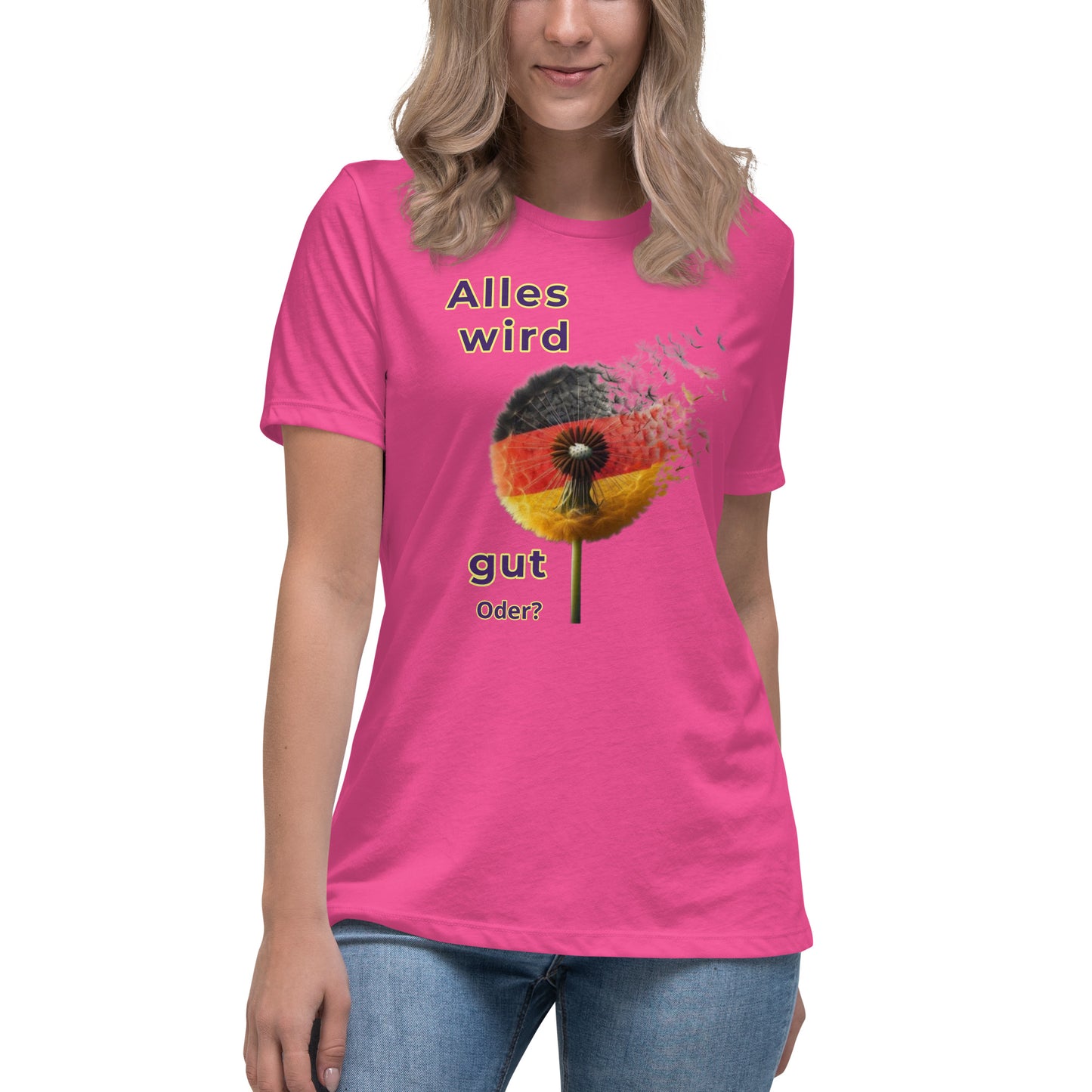 Lockeres Damen-T-Shirt mit Motiv BRD