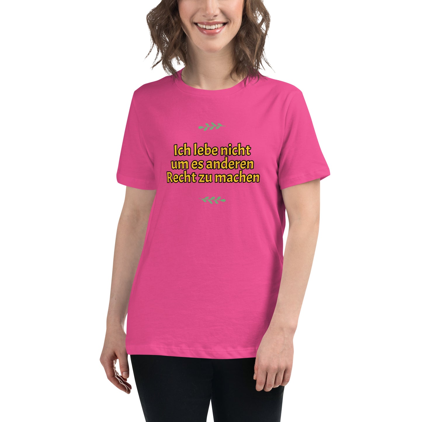Women's Relaxed T-Shirt, Leben