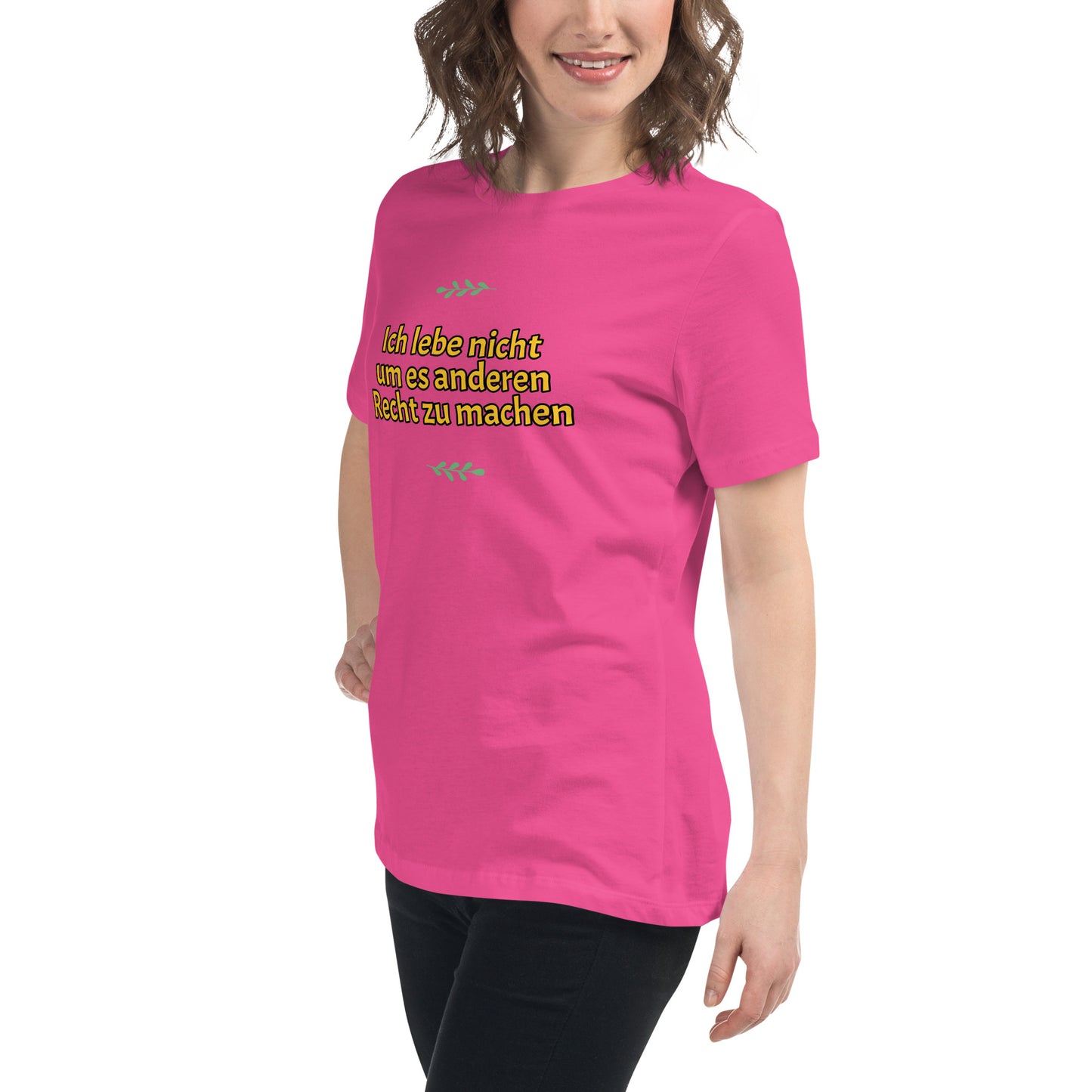 Women's Relaxed T-Shirt, Leben