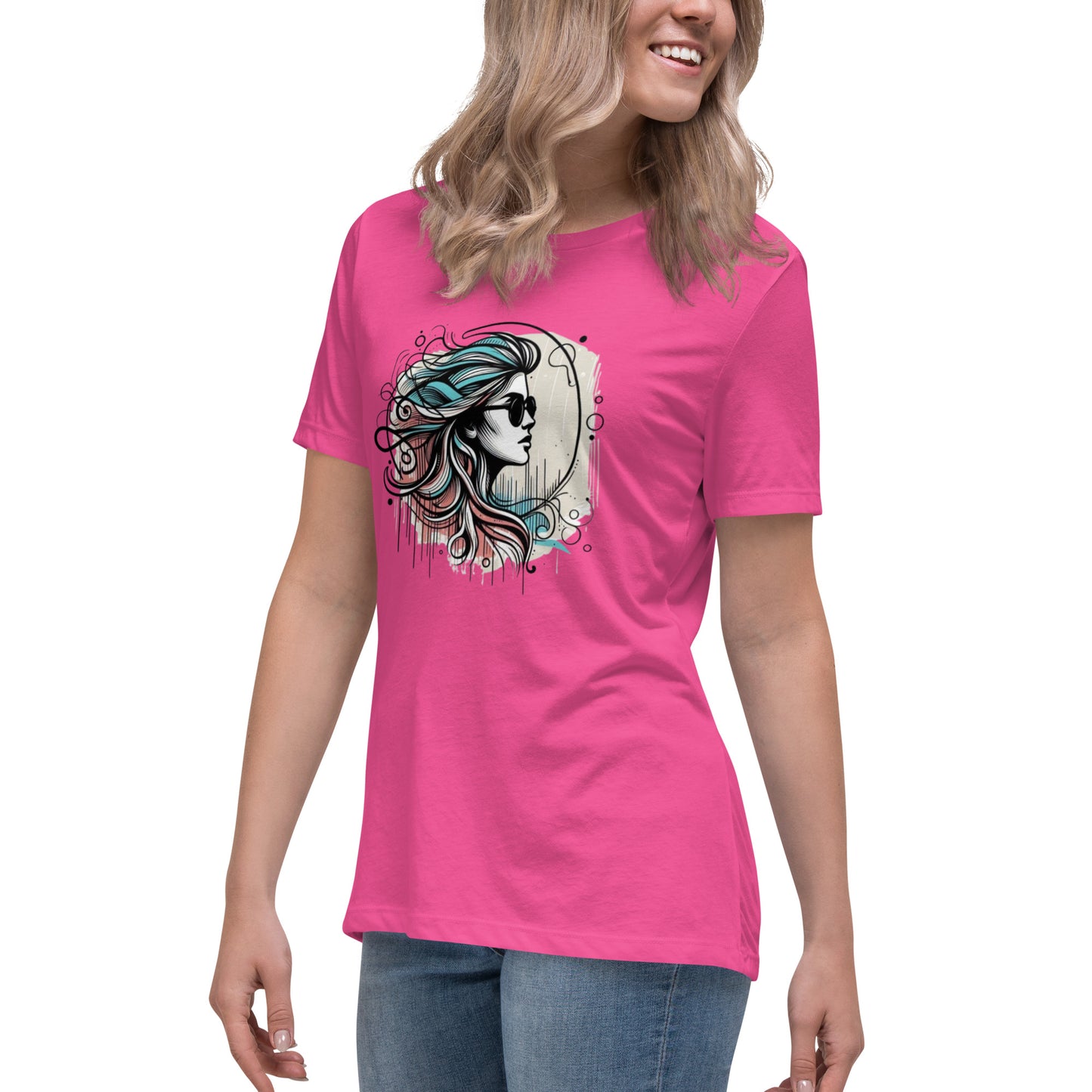 Women's Relaxed T-Shirt, Head