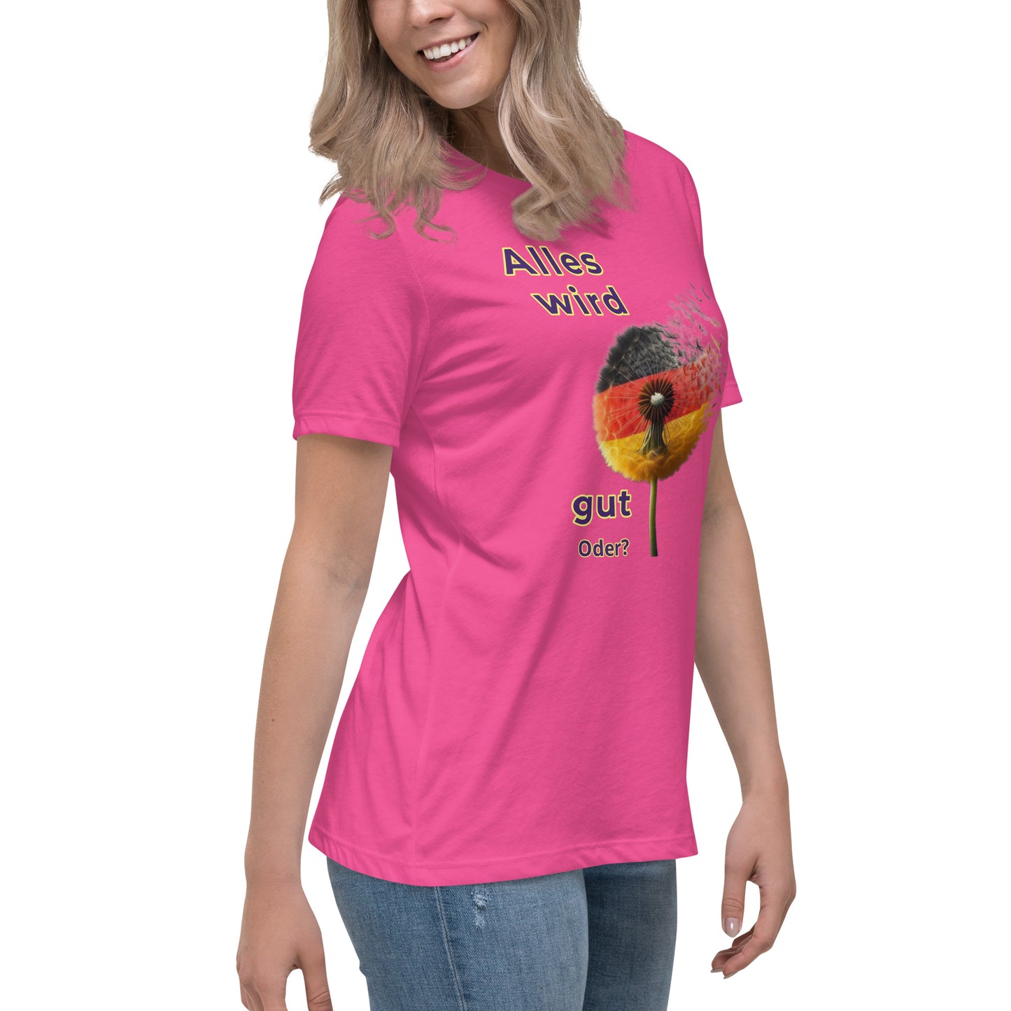 Lockeres Damen-T-Shirt mit Motiv BRD