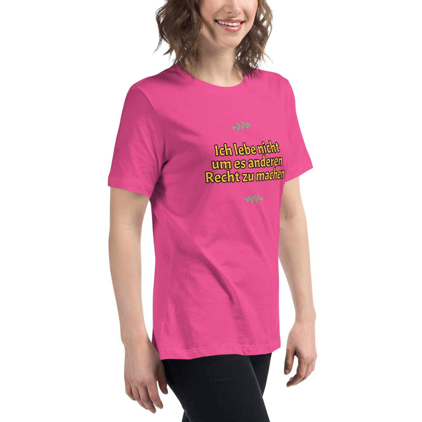 Women's Relaxed T-Shirt, Leben