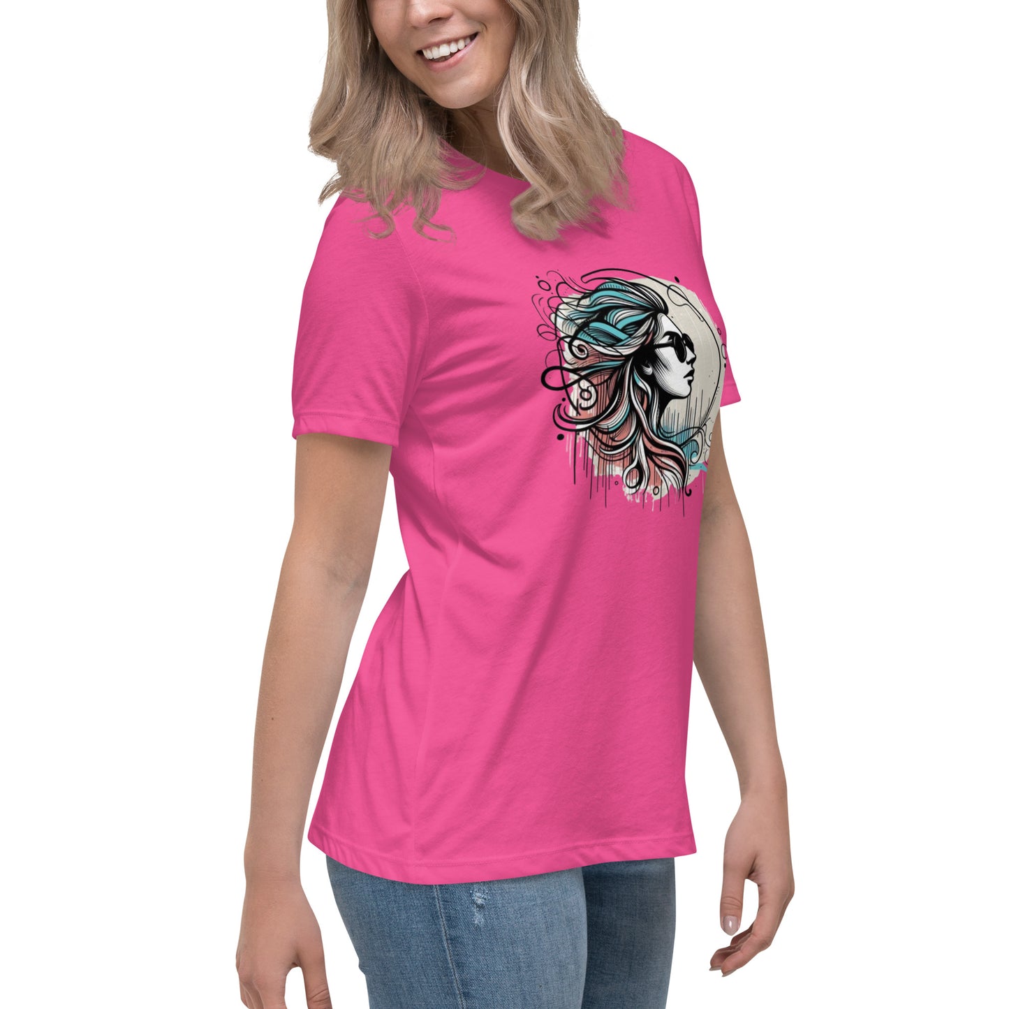 Women's Relaxed T-Shirt, Head