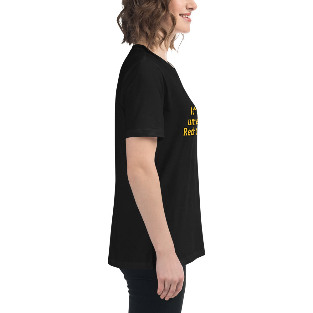 Women's Relaxed T-Shirt, Leben