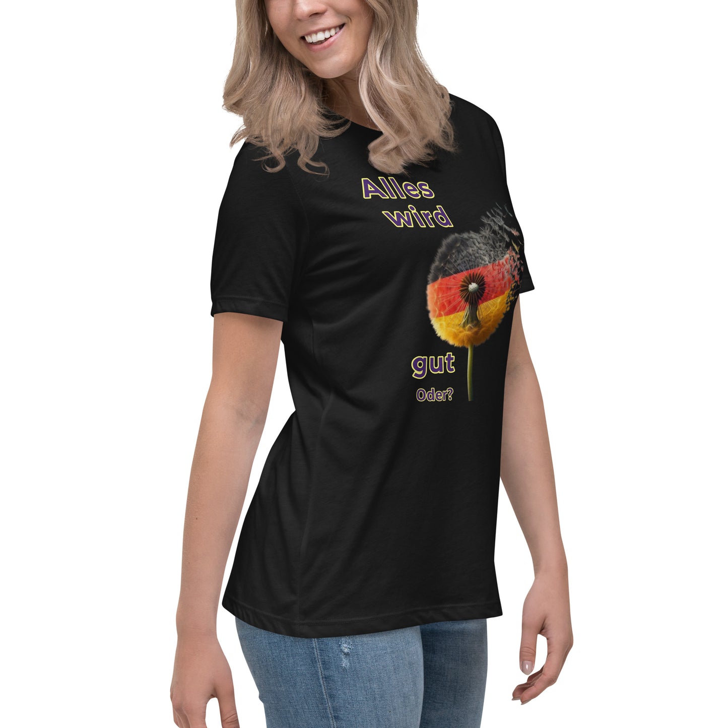 Lockeres Damen-T-Shirt mit Motiv BRD