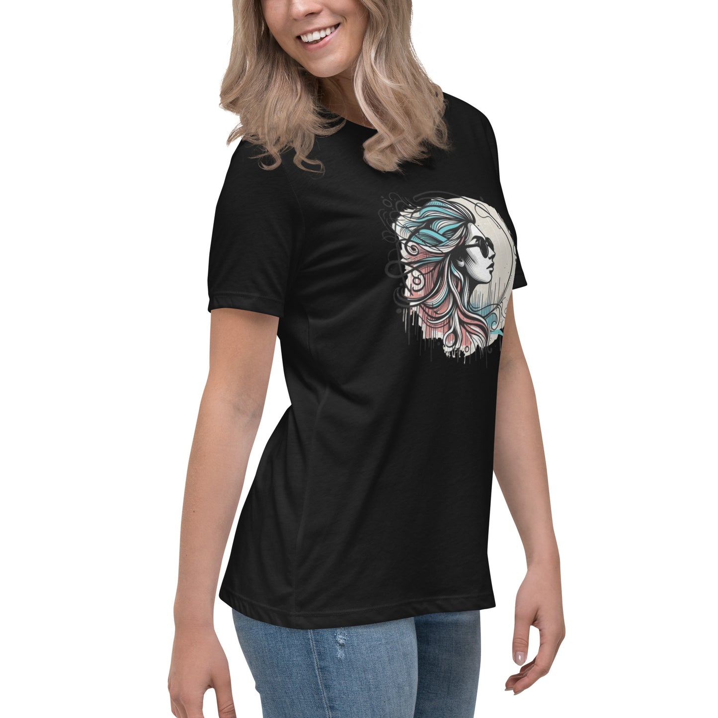Women's Relaxed T-Shirt, Head
