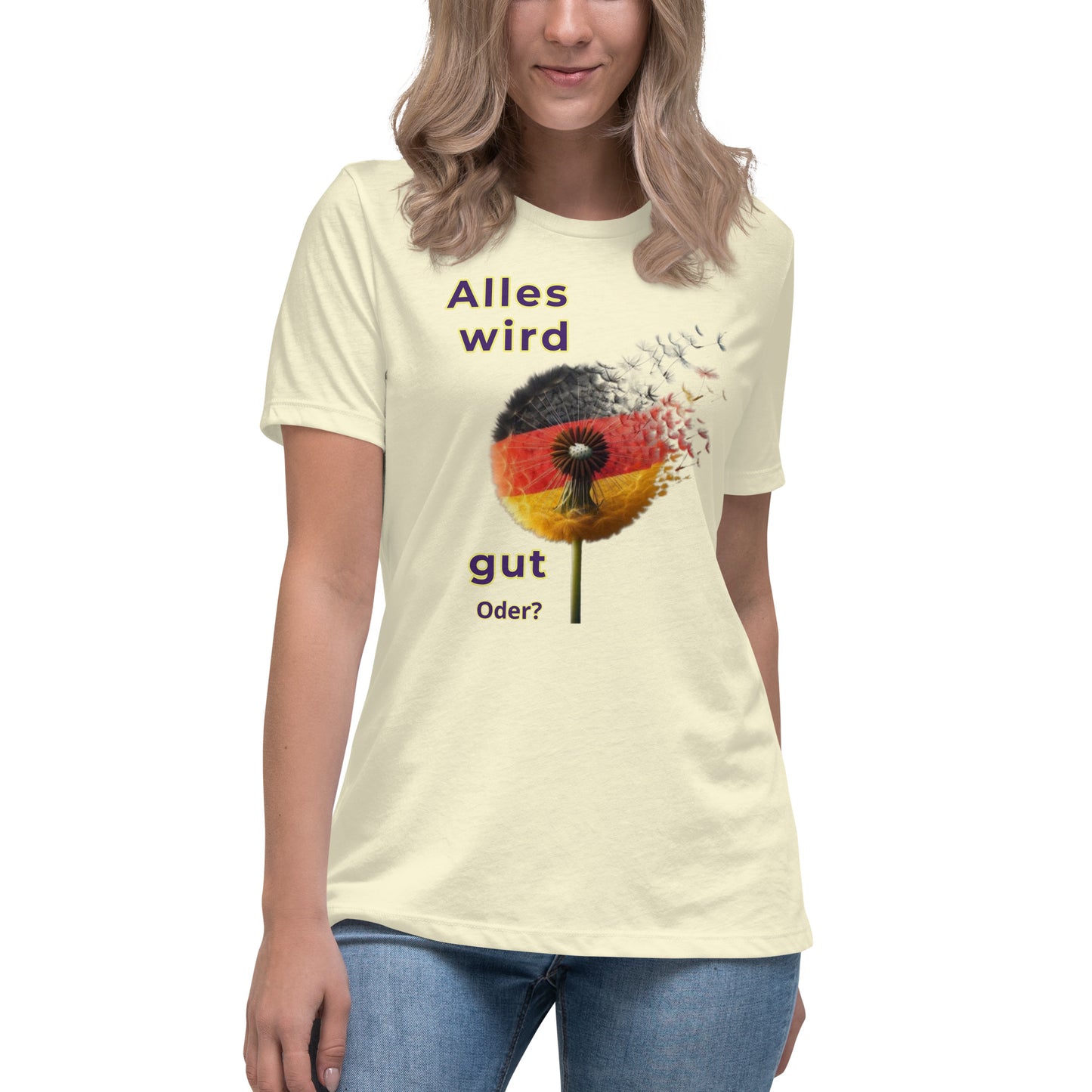 Lockeres Damen-T-Shirt mit Motiv BRD