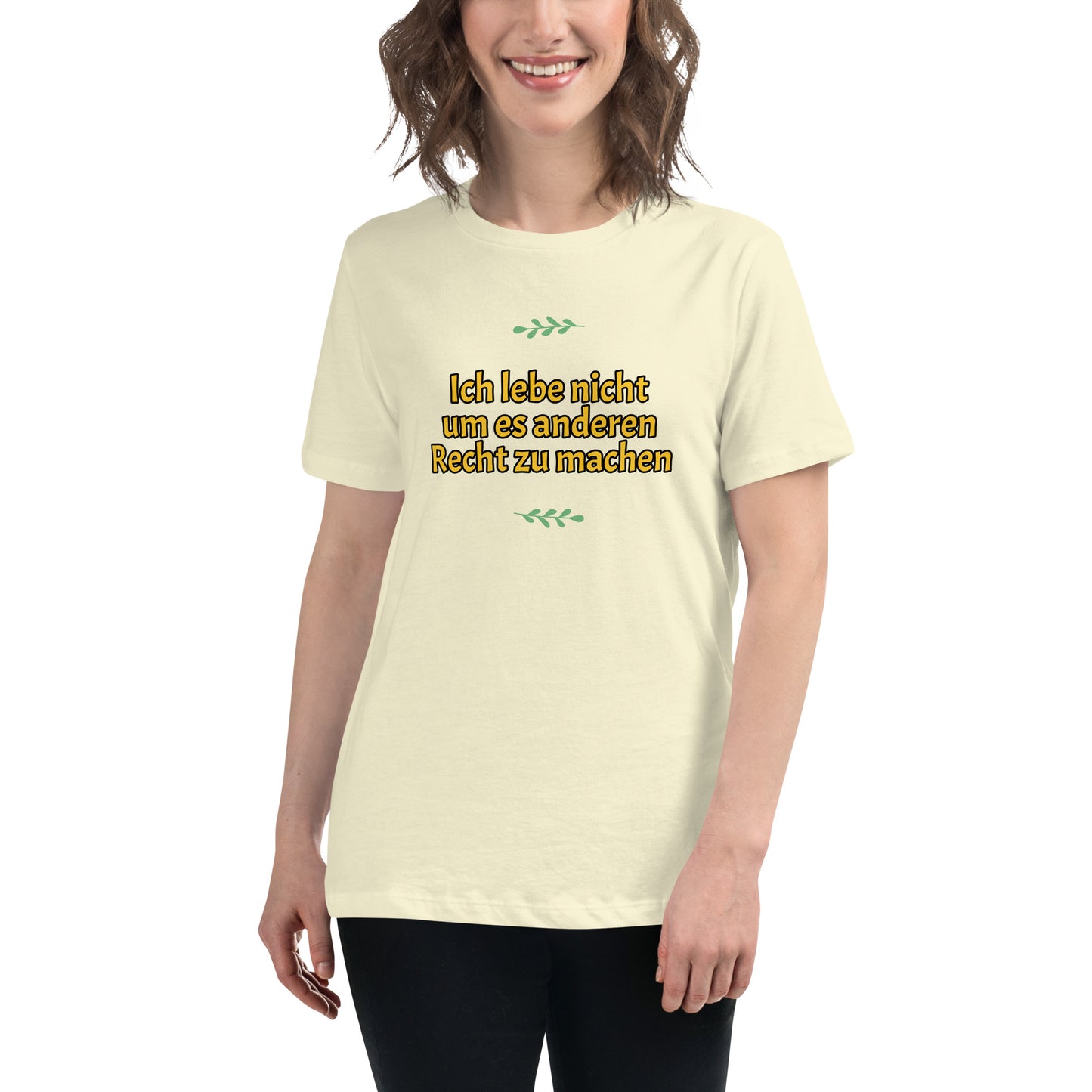 Women's Relaxed T-Shirt, Leben