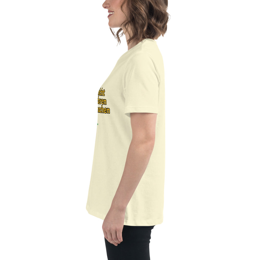 Women's Relaxed T-Shirt, Leben