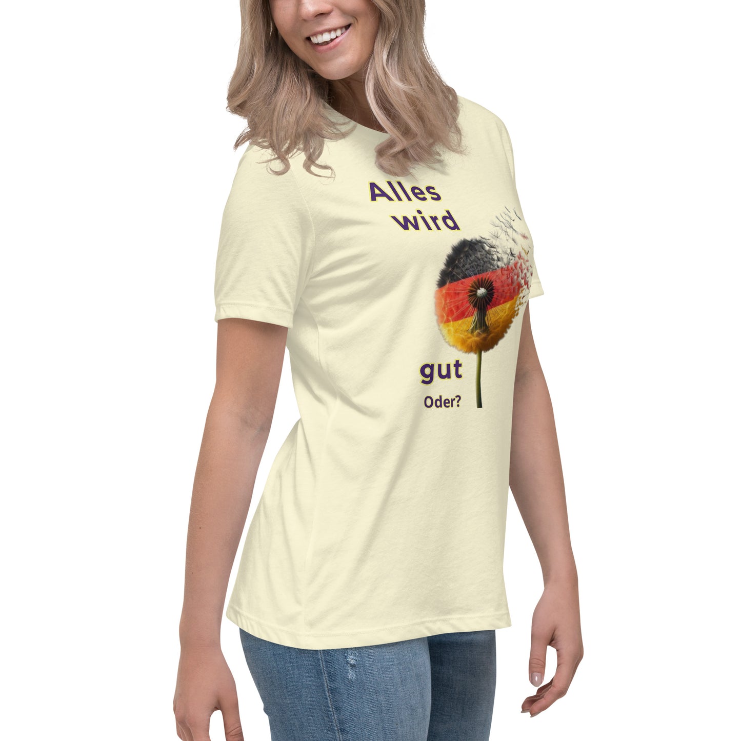 Lockeres Damen-T-Shirt mit Motiv BRD