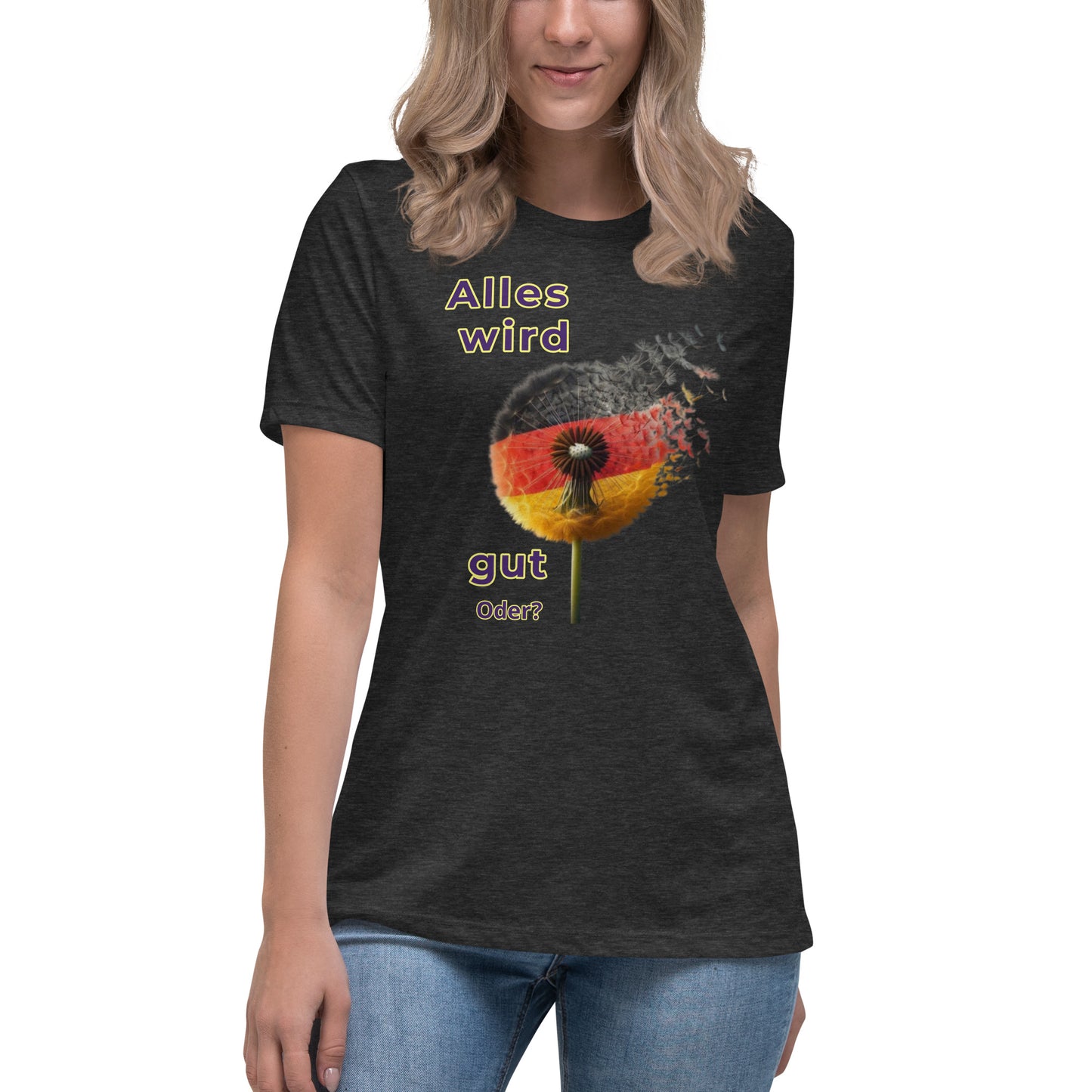 Lockeres Damen-T-Shirt mit Motiv BRD