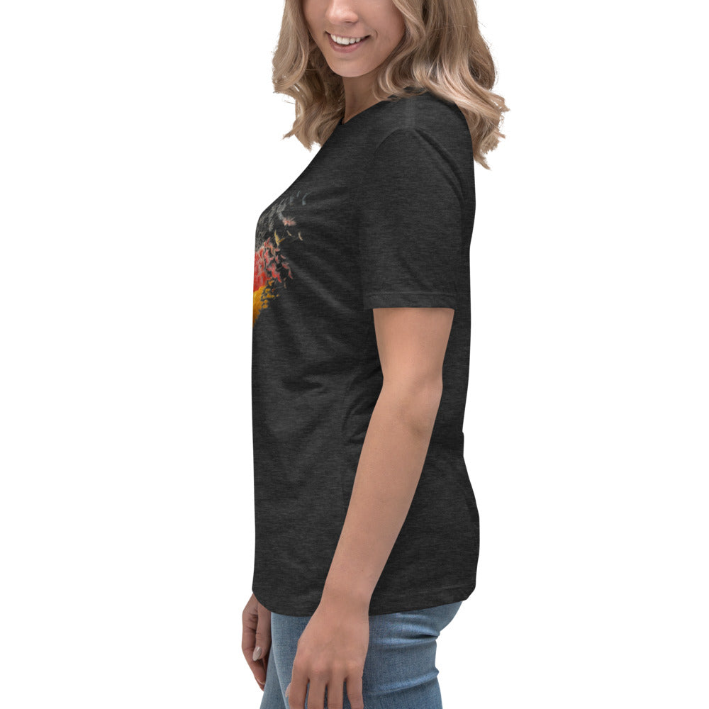 Lockeres Damen-T-Shirt mit Motiv BRD