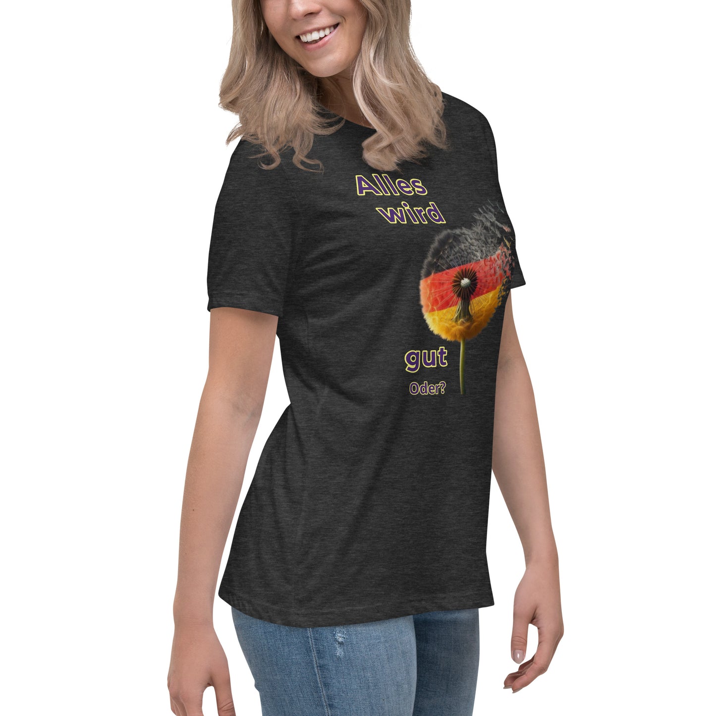 Lockeres Damen-T-Shirt mit Motiv BRD