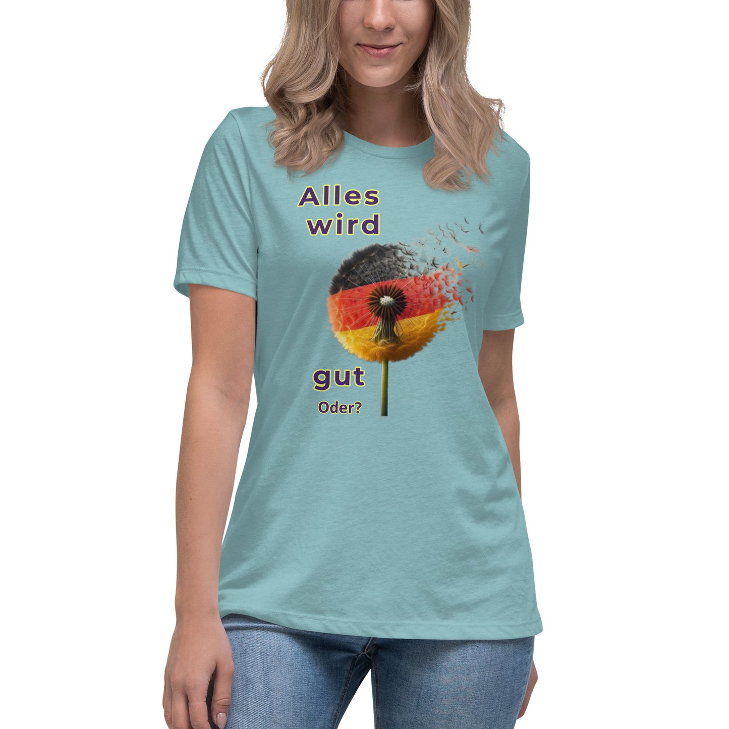Lockeres Damen-T-Shirt mit Motiv BRD