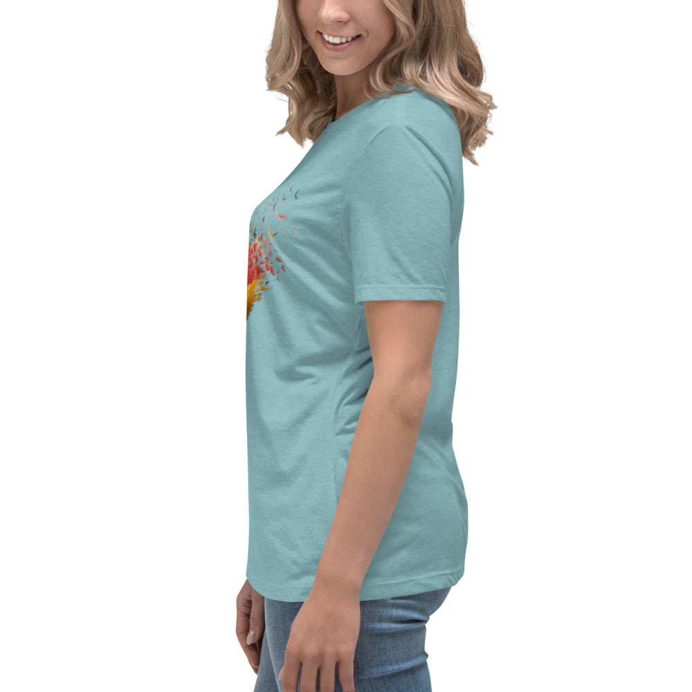 Lockeres Damen-T-Shirt mit Motiv BRD