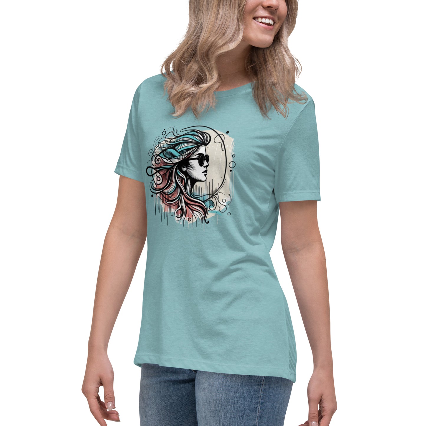 Women's Relaxed T-Shirt, Head