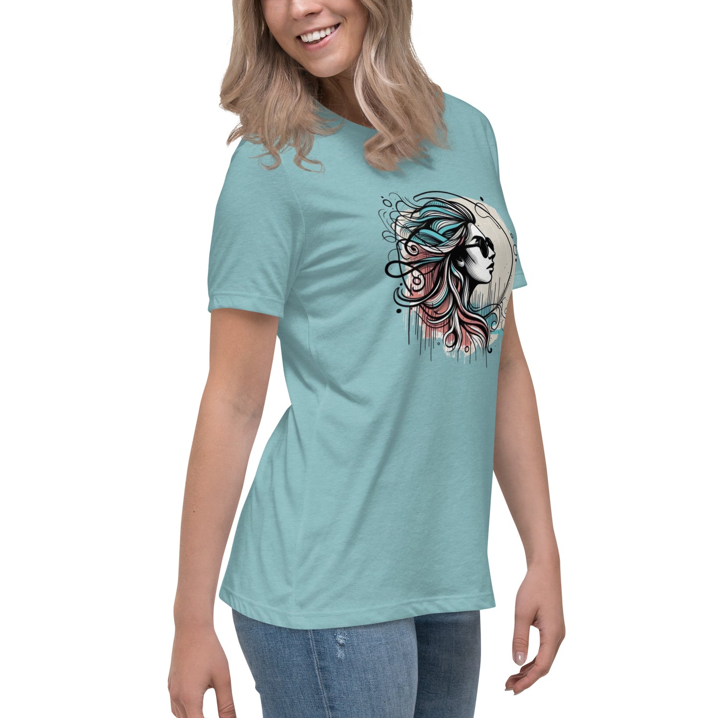 Women's Relaxed T-Shirt, Head