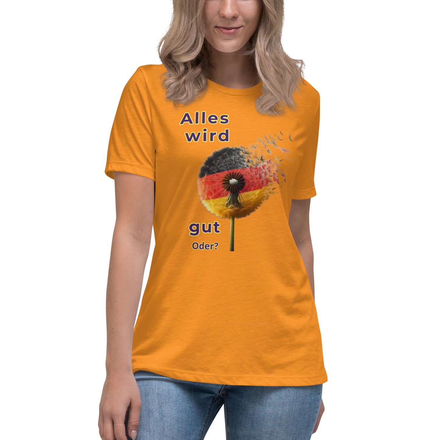 Lockeres Damen-T-Shirt mit Motiv BRD