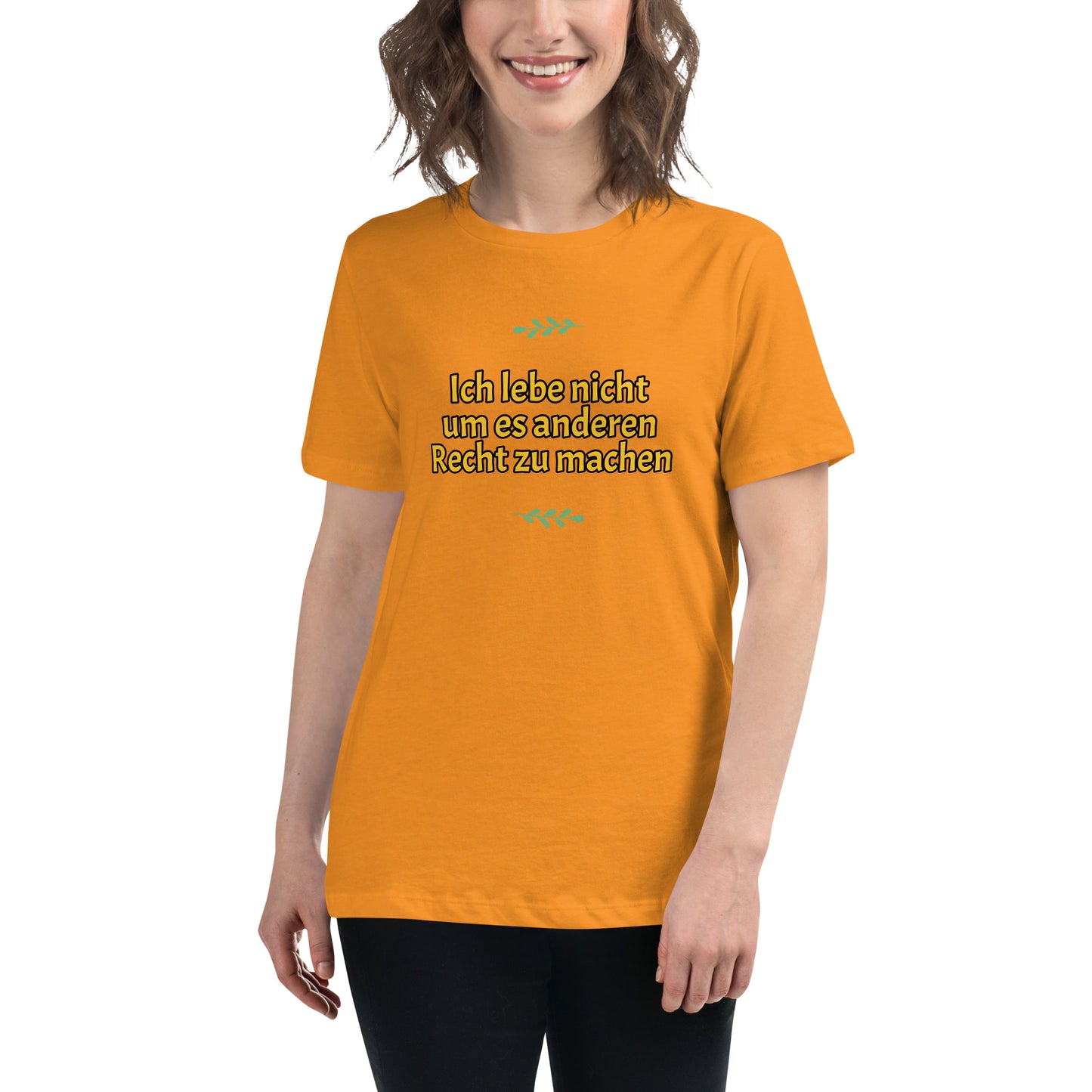 Women's Relaxed T-Shirt, Leben
