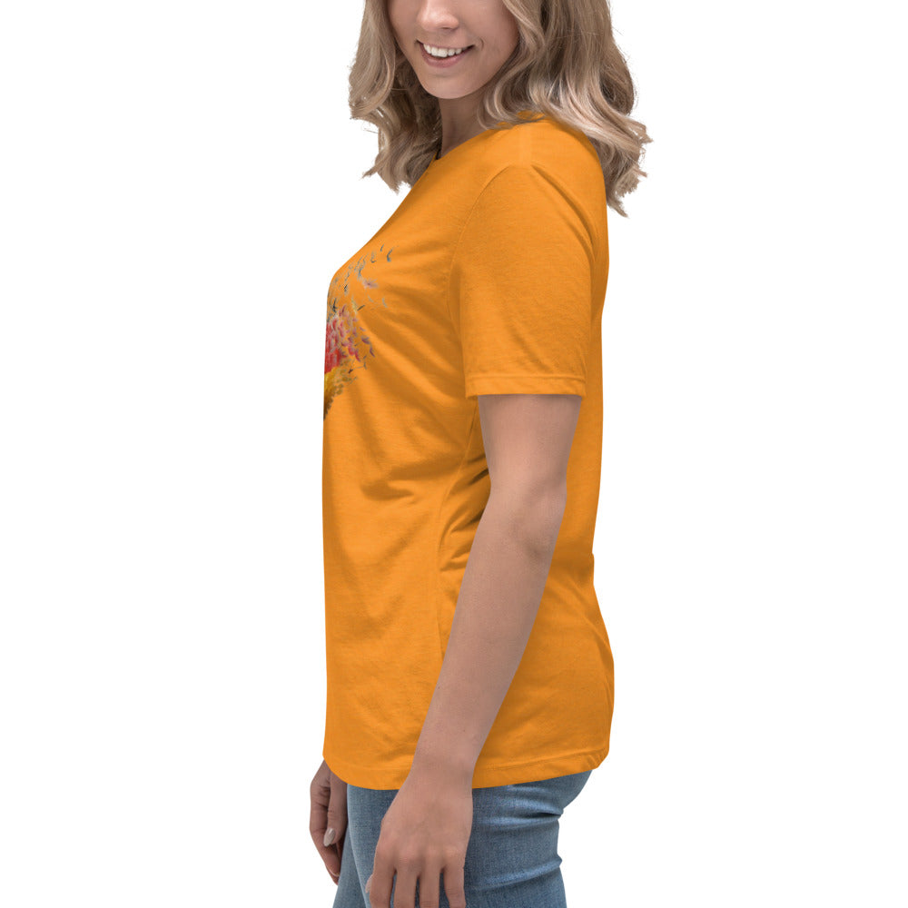 Lockeres Damen-T-Shirt mit Motiv BRD