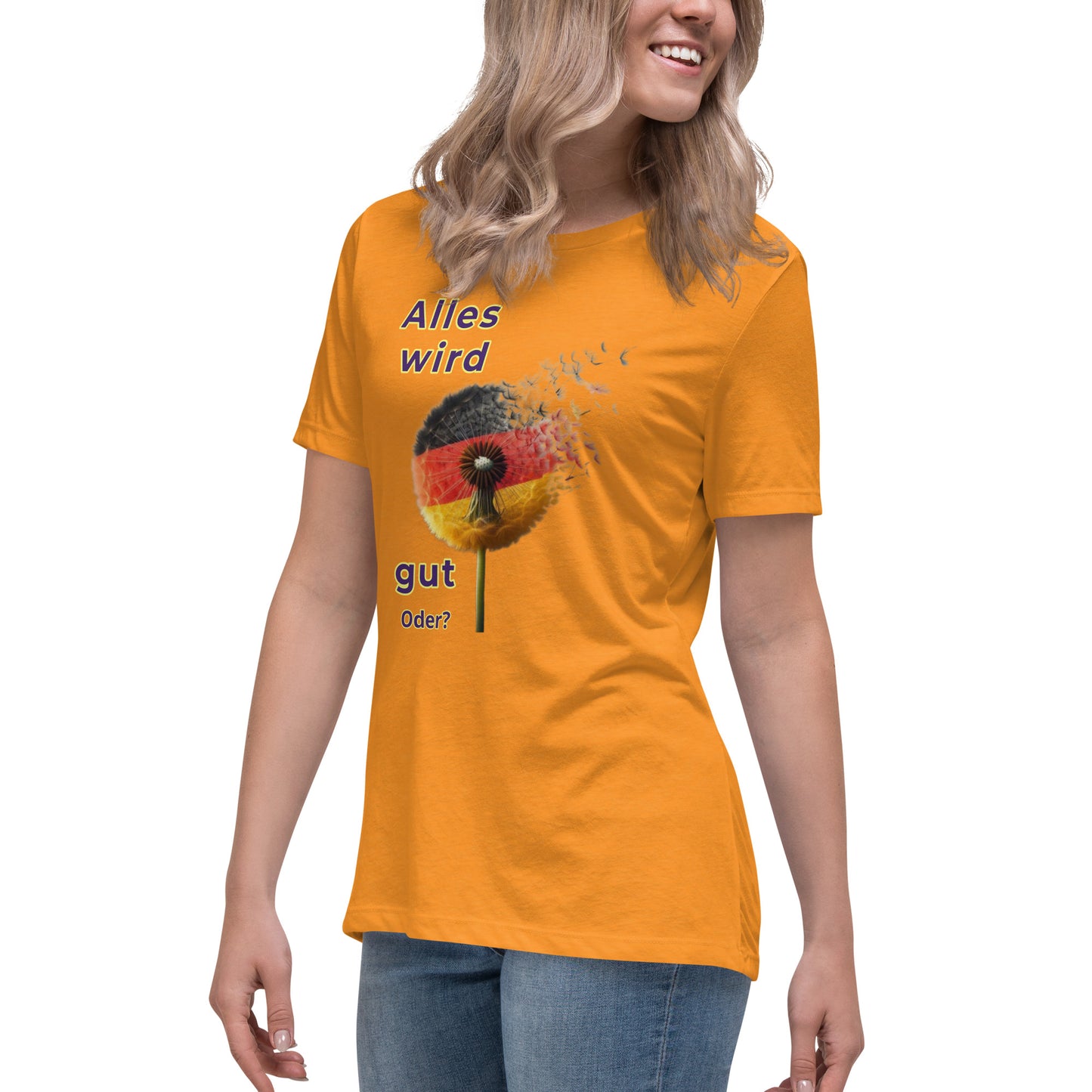 Lockeres Damen-T-Shirt mit Motiv BRD