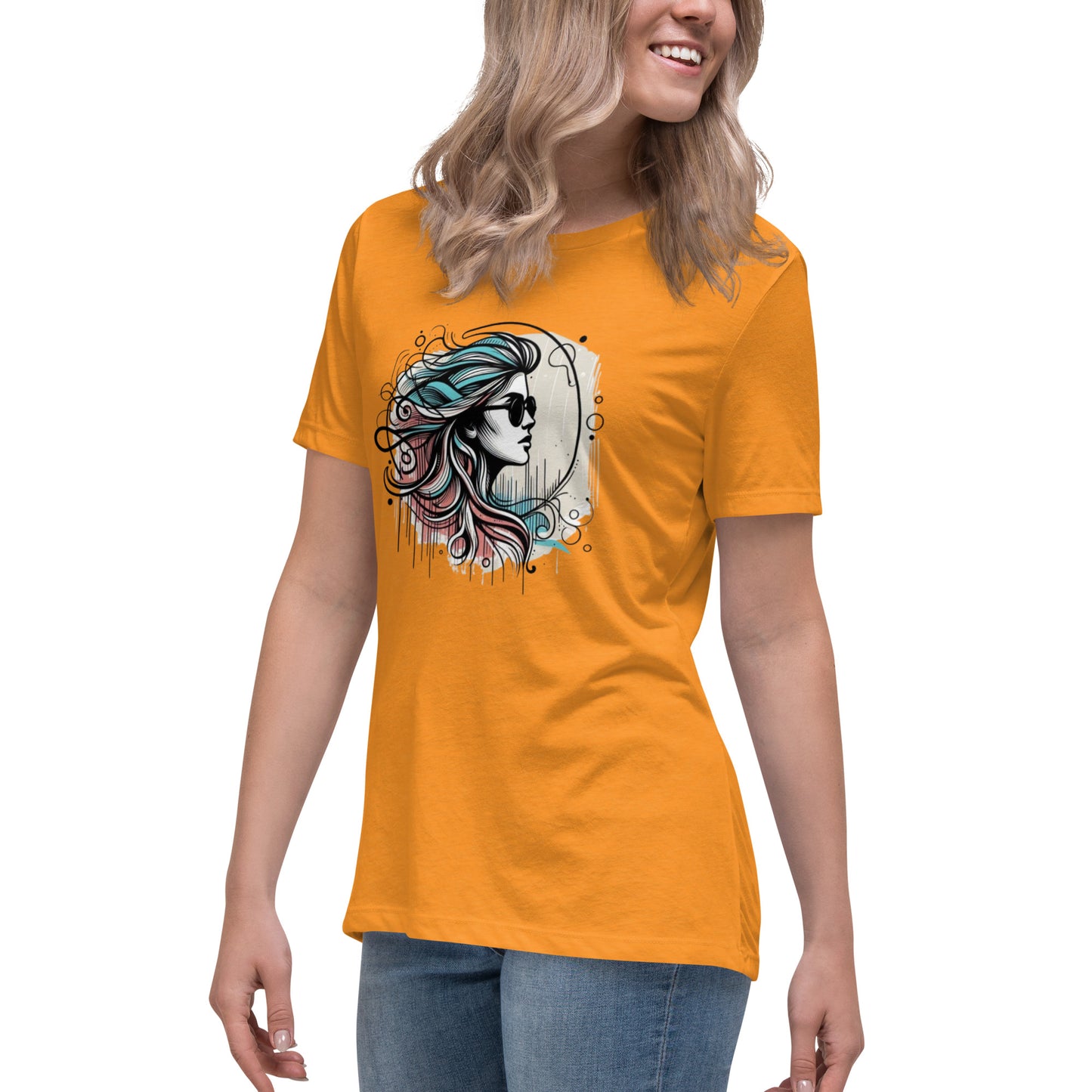 Women's Relaxed T-Shirt, Head