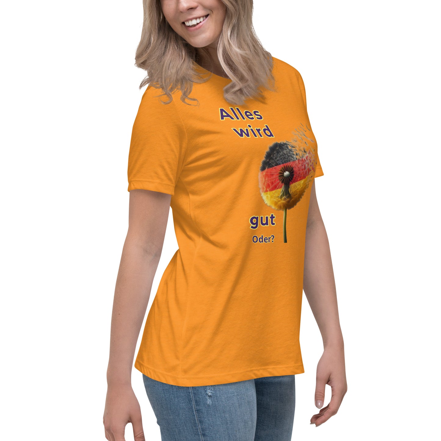 Lockeres Damen-T-Shirt mit Motiv BRD