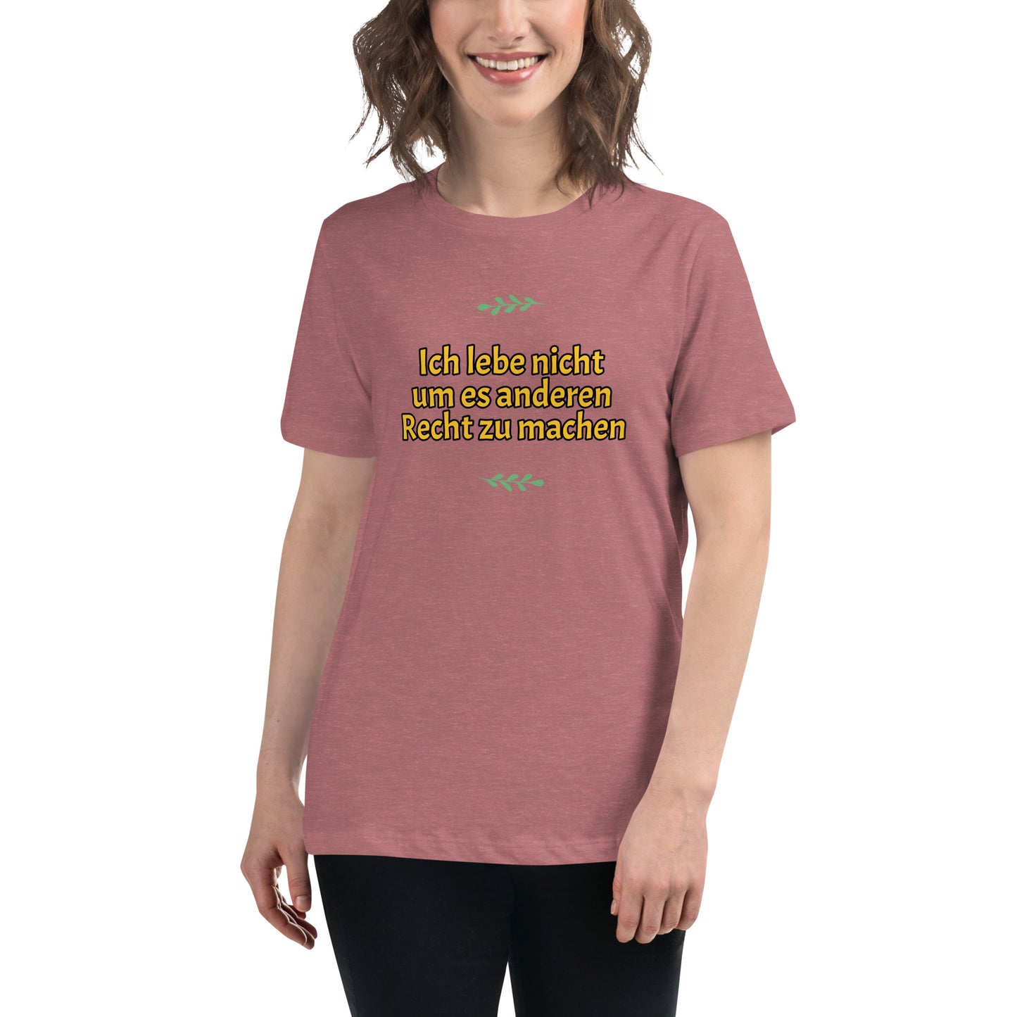 Women's Relaxed T-Shirt, Leben