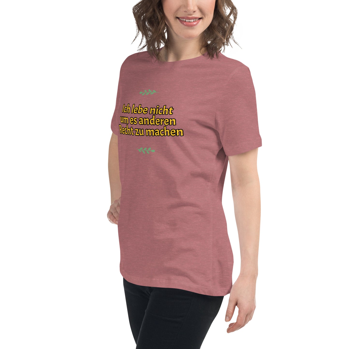 Women's Relaxed T-Shirt, Leben