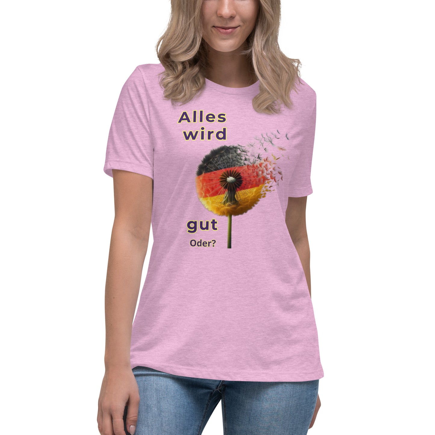 Lockeres Damen-T-Shirt mit Motiv BRD