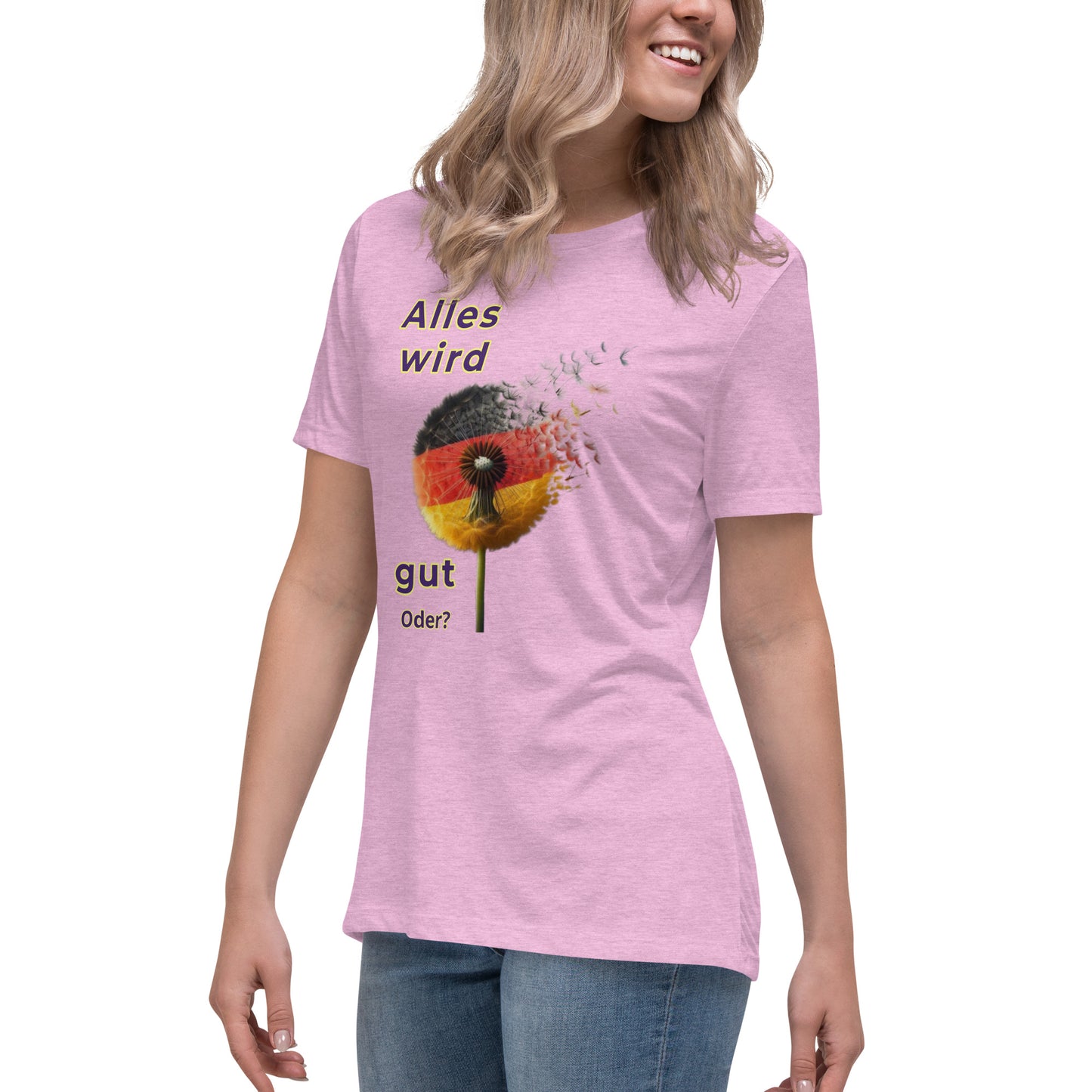 Lockeres Damen-T-Shirt mit Motiv BRD