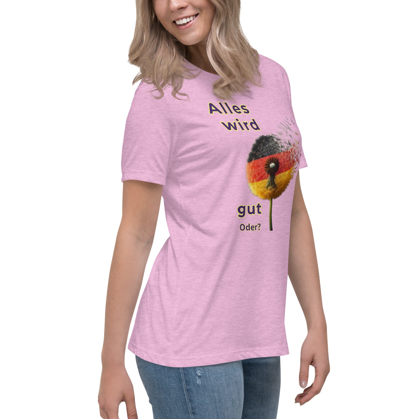 Lockeres Damen-T-Shirt mit Motiv BRD