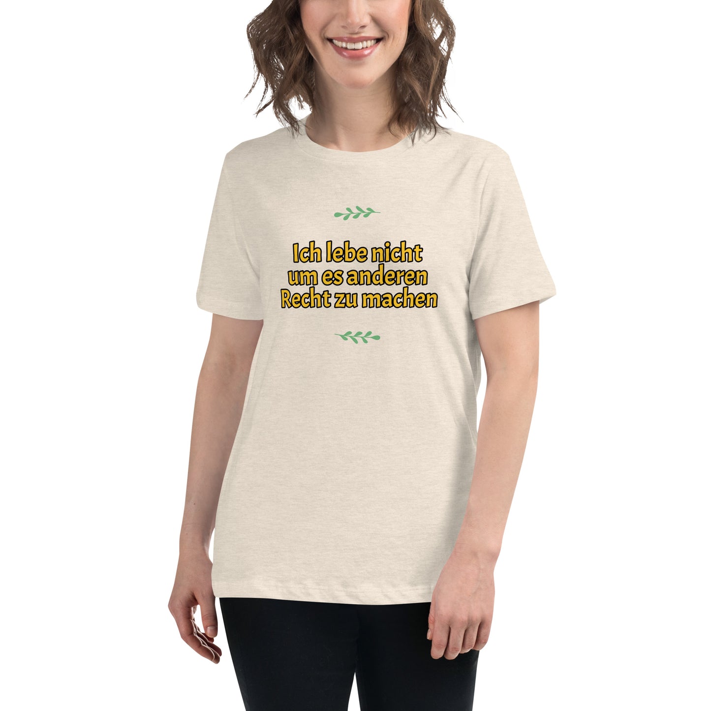 Women's Relaxed T-Shirt, Leben