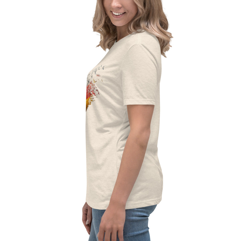 Lockeres Damen-T-Shirt mit Motiv BRD
