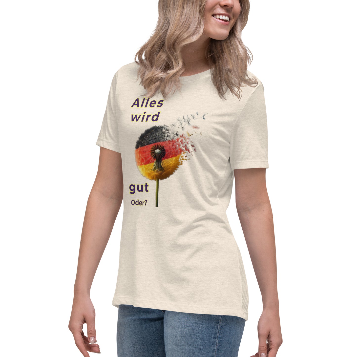 Lockeres Damen-T-Shirt mit Motiv BRD