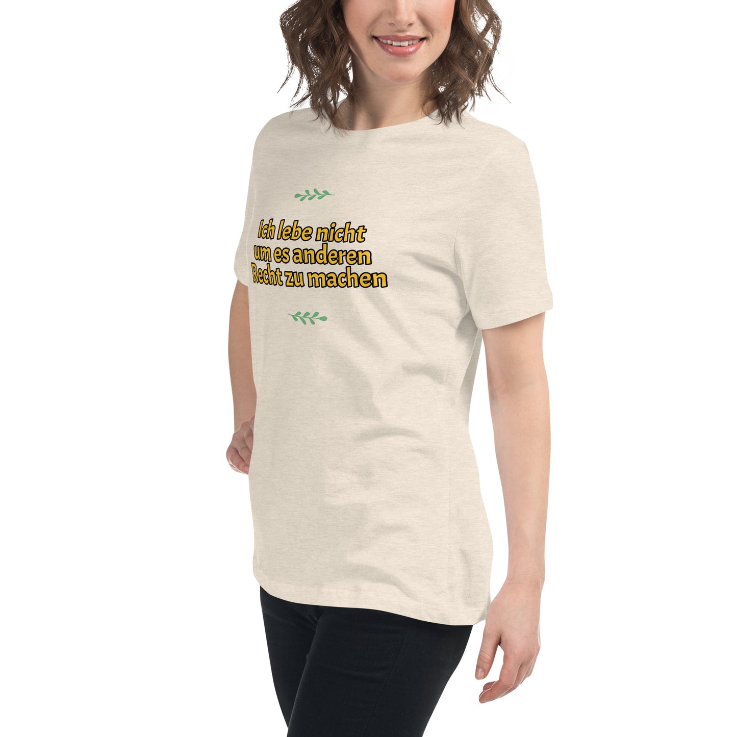 Women's Relaxed T-Shirt, Leben