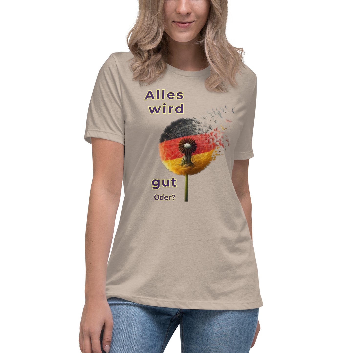 Lockeres Damen-T-Shirt mit Motiv BRD