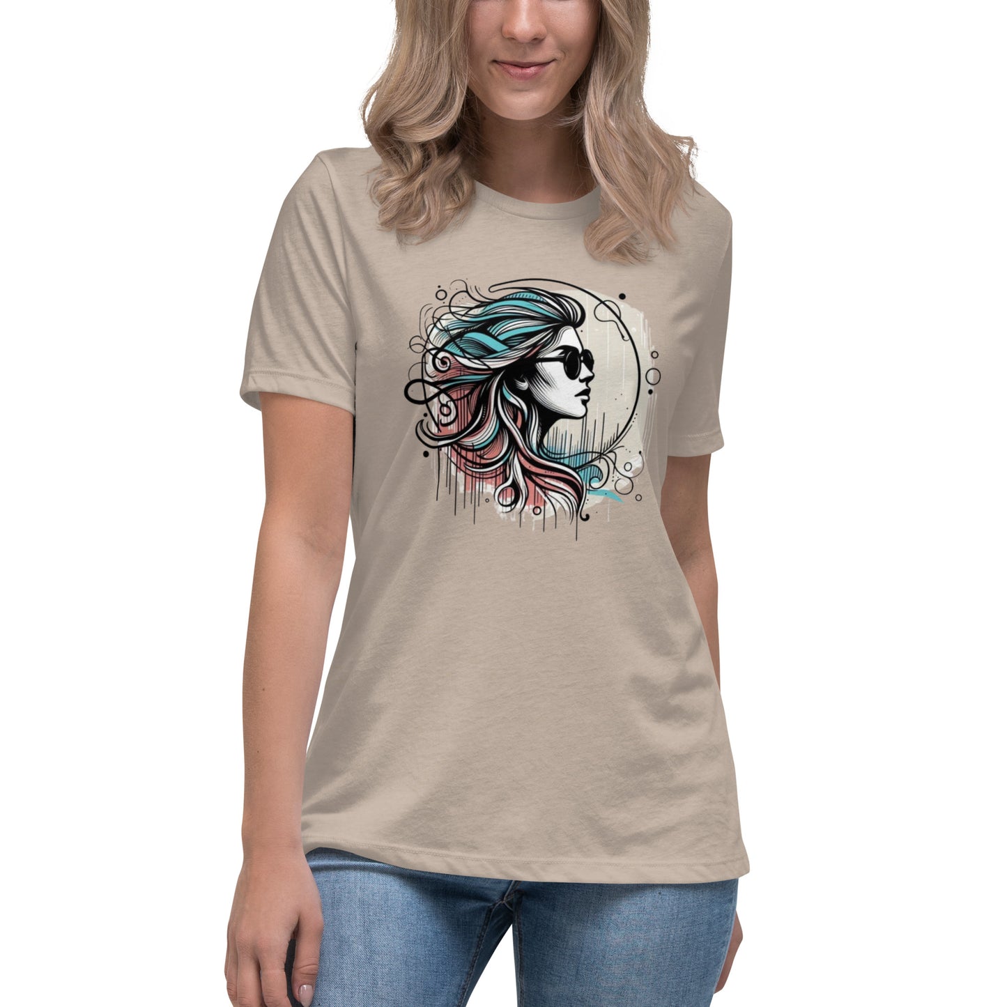 Women's Relaxed T-Shirt, Head