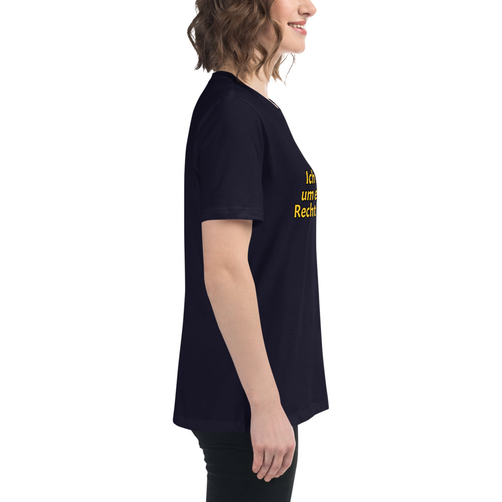 Women's Relaxed T-Shirt, Leben