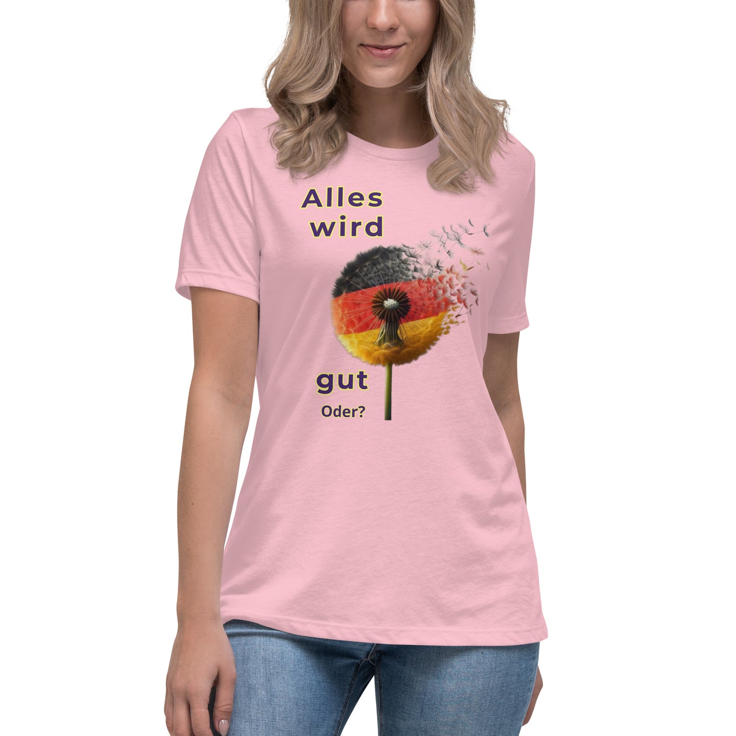 Lockeres Damen-T-Shirt mit Motiv BRD