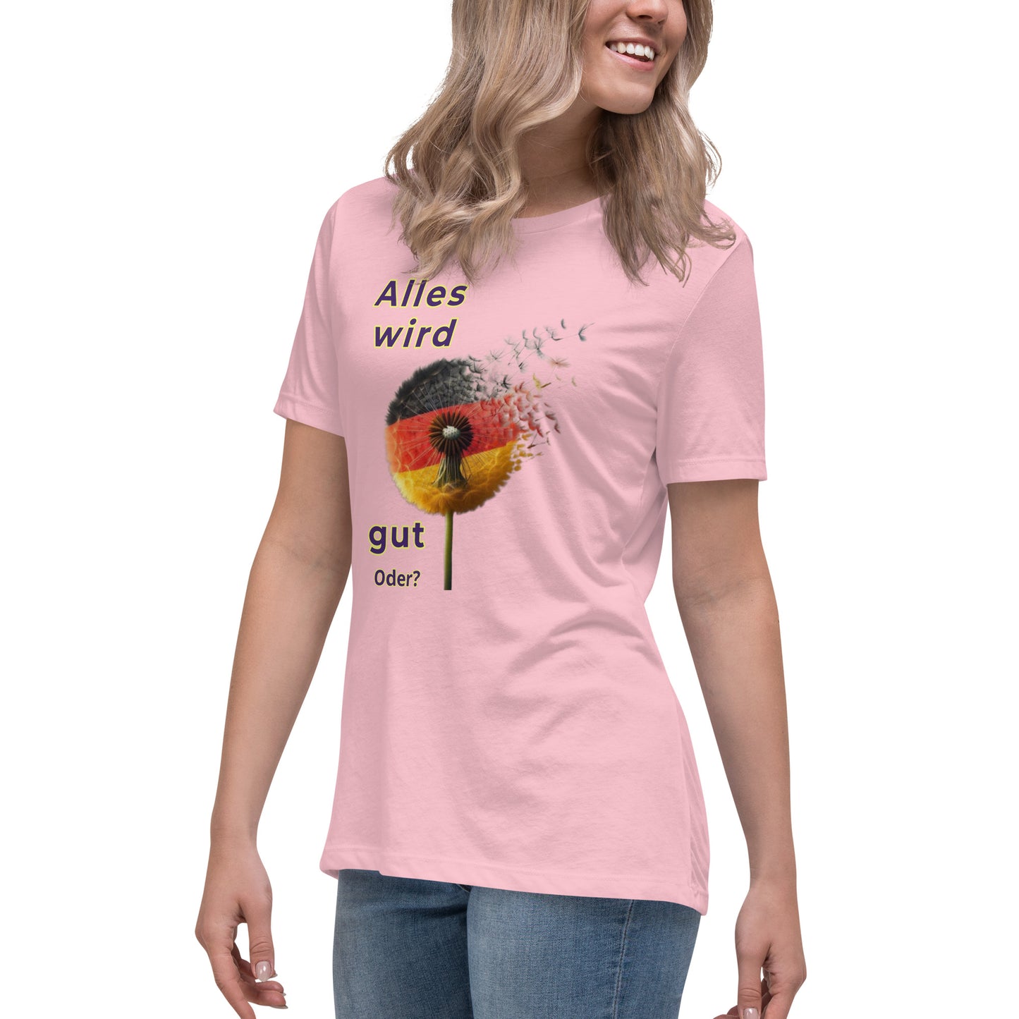 Lockeres Damen-T-Shirt mit Motiv BRD