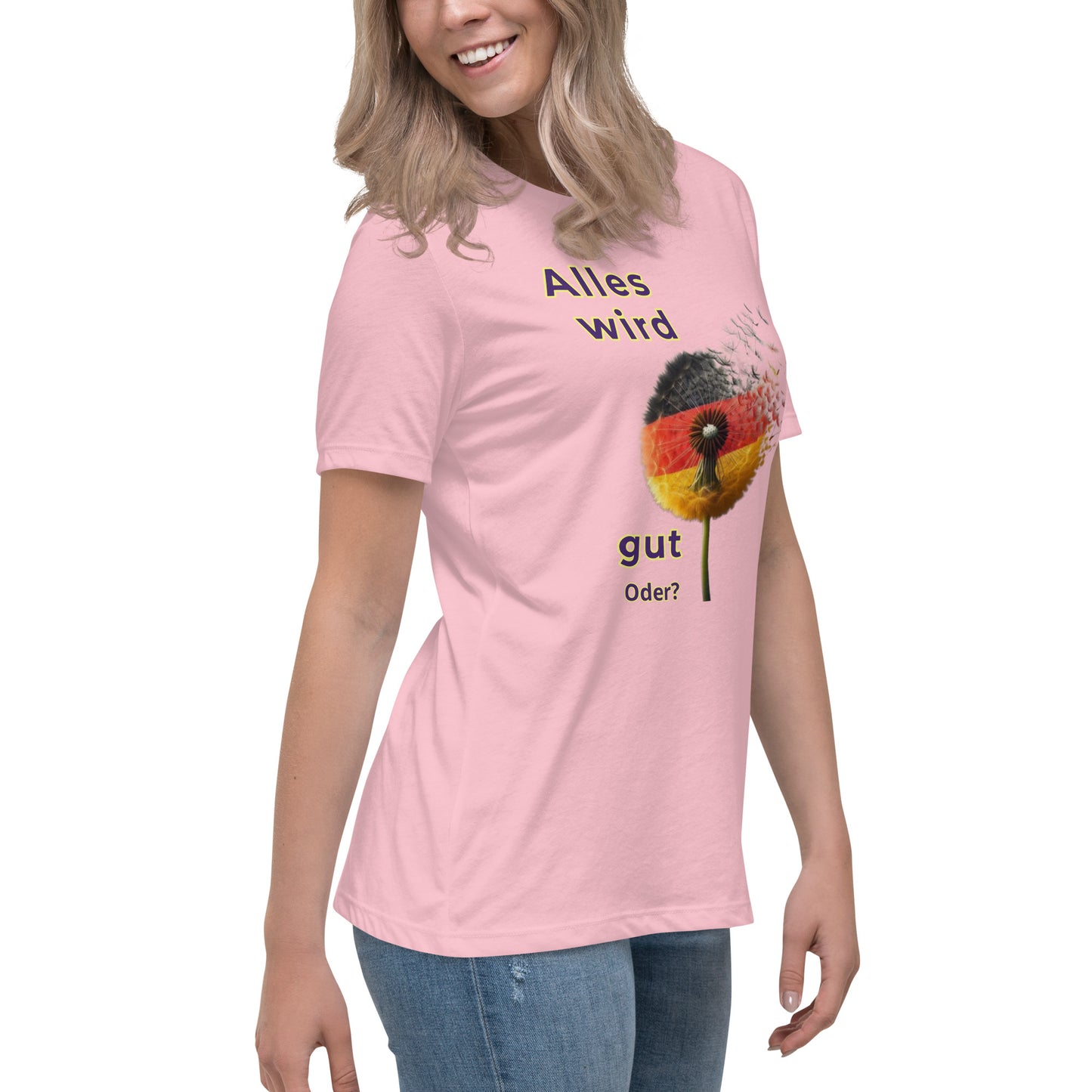 Lockeres Damen-T-Shirt mit Motiv BRD