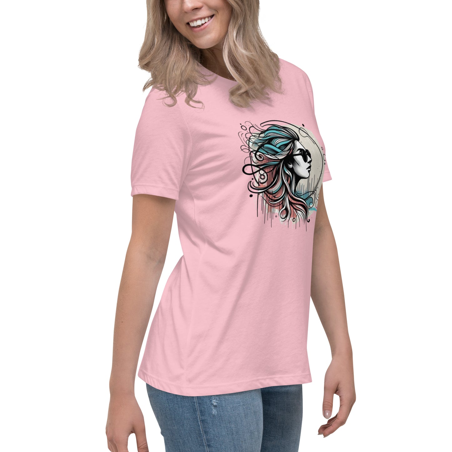 Women's Relaxed T-Shirt, Head
