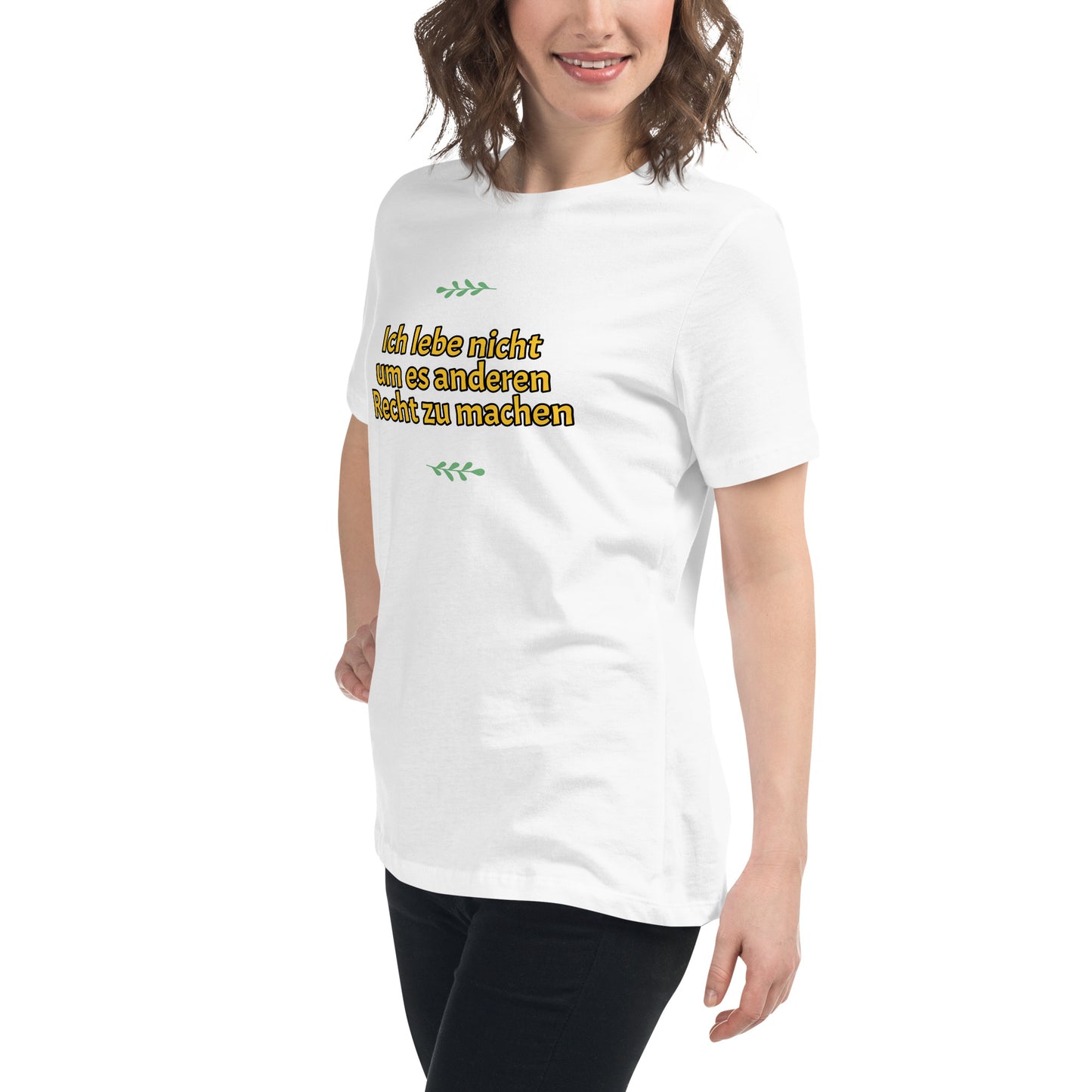 Women's Relaxed T-Shirt, Leben