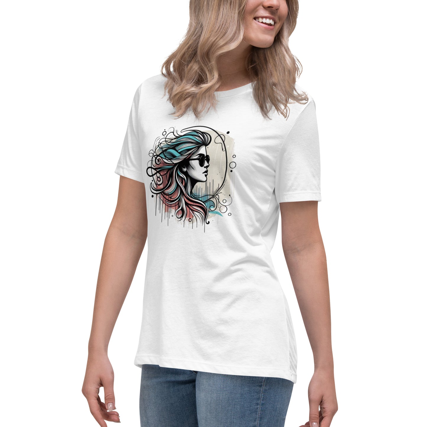 Women's Relaxed T-Shirt, Head